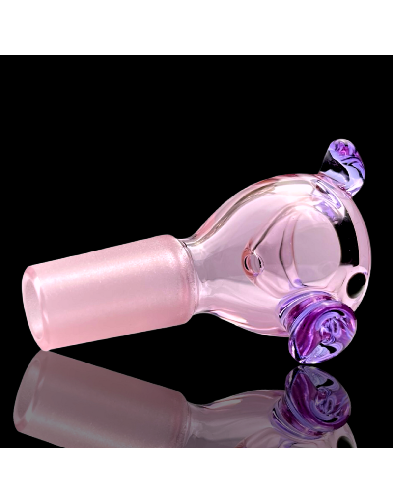 Sugar Matty 14mm Classic Pink w/ Purple Pig Slide Sugar Matty