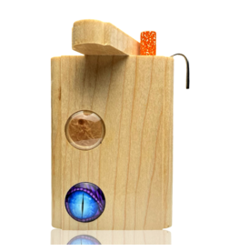 Dragon's Eye Cabochon Lens Dugout with Poker Steve's Dank Pipes