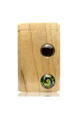 Spiral Cabochon Lens Dugout with Poker Steve's Dank Pipes