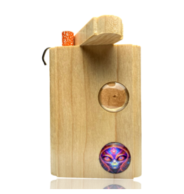 Alien Cabochon Lens Dugout with Poker Steve's Dank Pipes