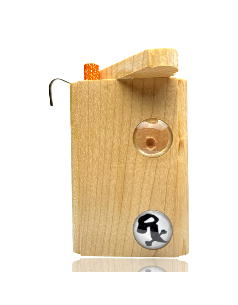 Rx Cabochon Lens Dugout with Poker Steve's Dank Pipes