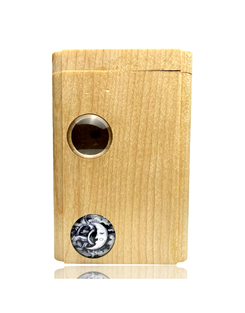 Lunar Cabochon Lens Dugout with Poker Steve's Dank Pipes