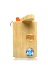 Turtle Cabochon Lens Dugout with Poker Steve's Dank Pipes