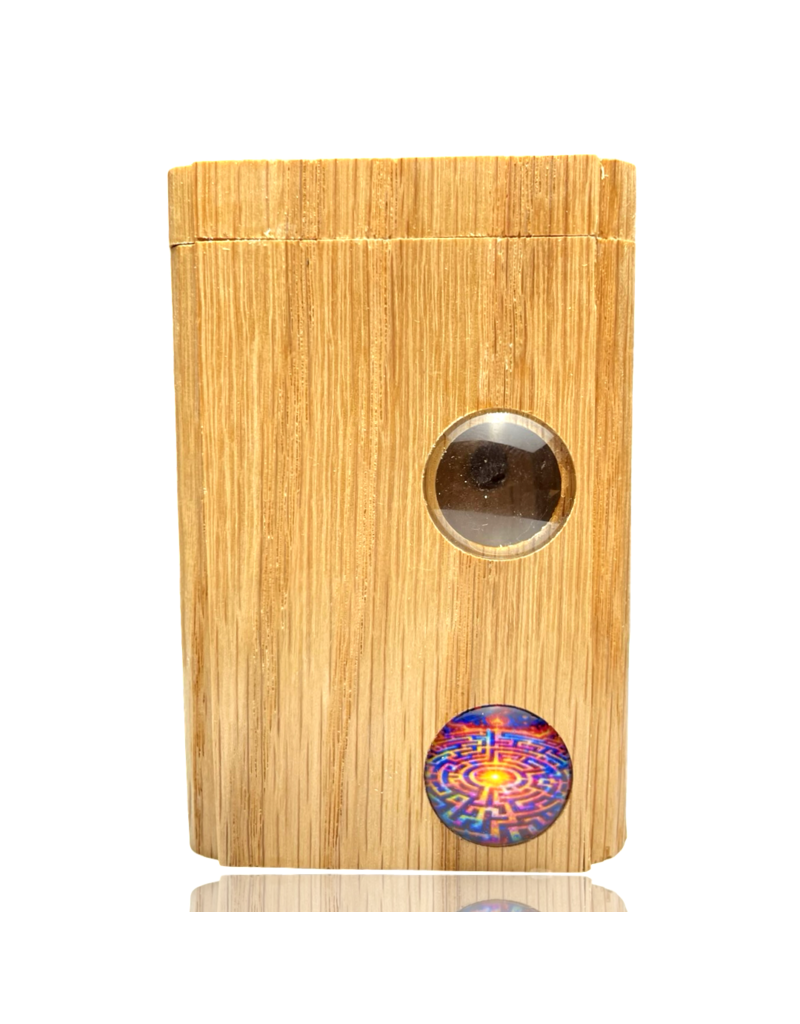 Galactic Maze Cabochon Lens Dugout with Poker Steve's Dank Pipes