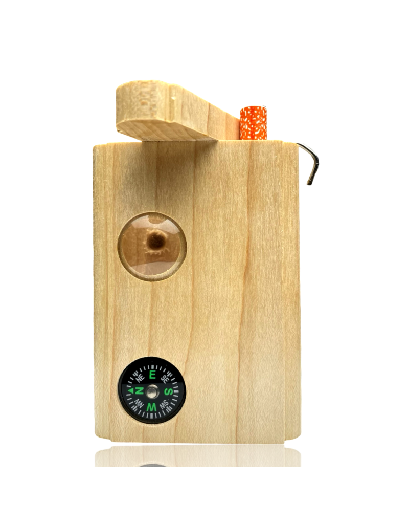 Compass Cabochon Lens Dugout with Poker Steve's Dank Pipes