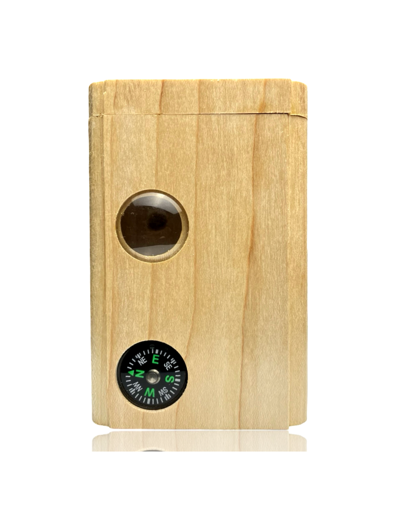 Compass Cabochon Lens Dugout with Poker Steve's Dank Pipes