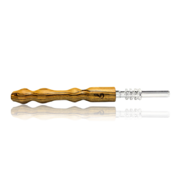 Brazilian Bocote Nectar Straw with Quartz Tip Steve's Dank Pipes
