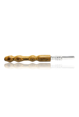 Brazilian Bocote Nectar Straw with Quartz Tip Steve's Dank Pipes