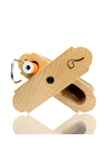 Spiral Cabochon Lens Dugout with Poker Steve's Dank Pipes