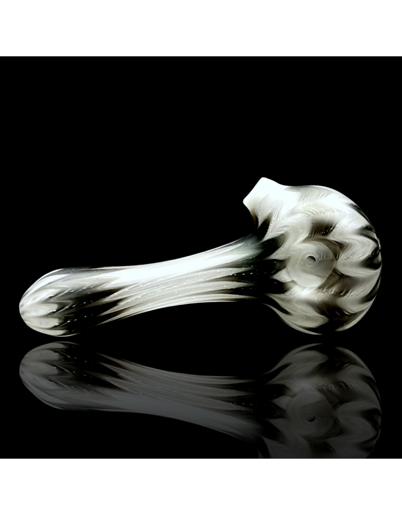 Witch DR Galaxy & Star White Chevron Sag Pipe Engelmann Glass