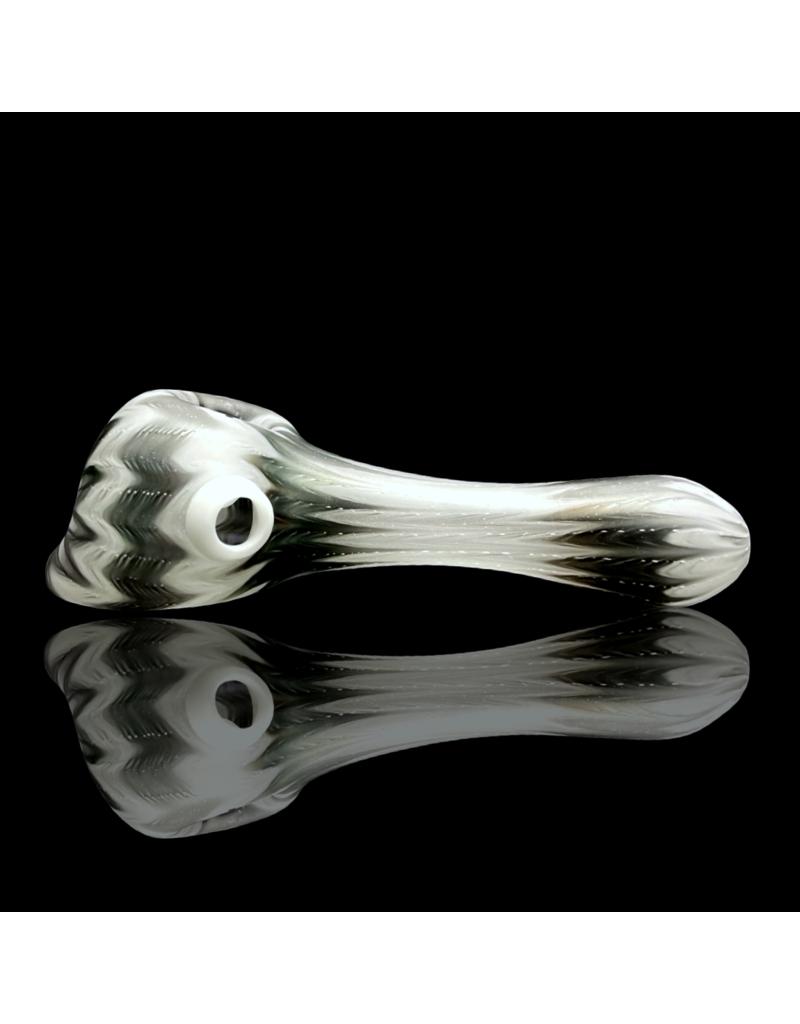 Witch DR Galaxy & Star White Chevron Sag Pipe Engelmann Glass