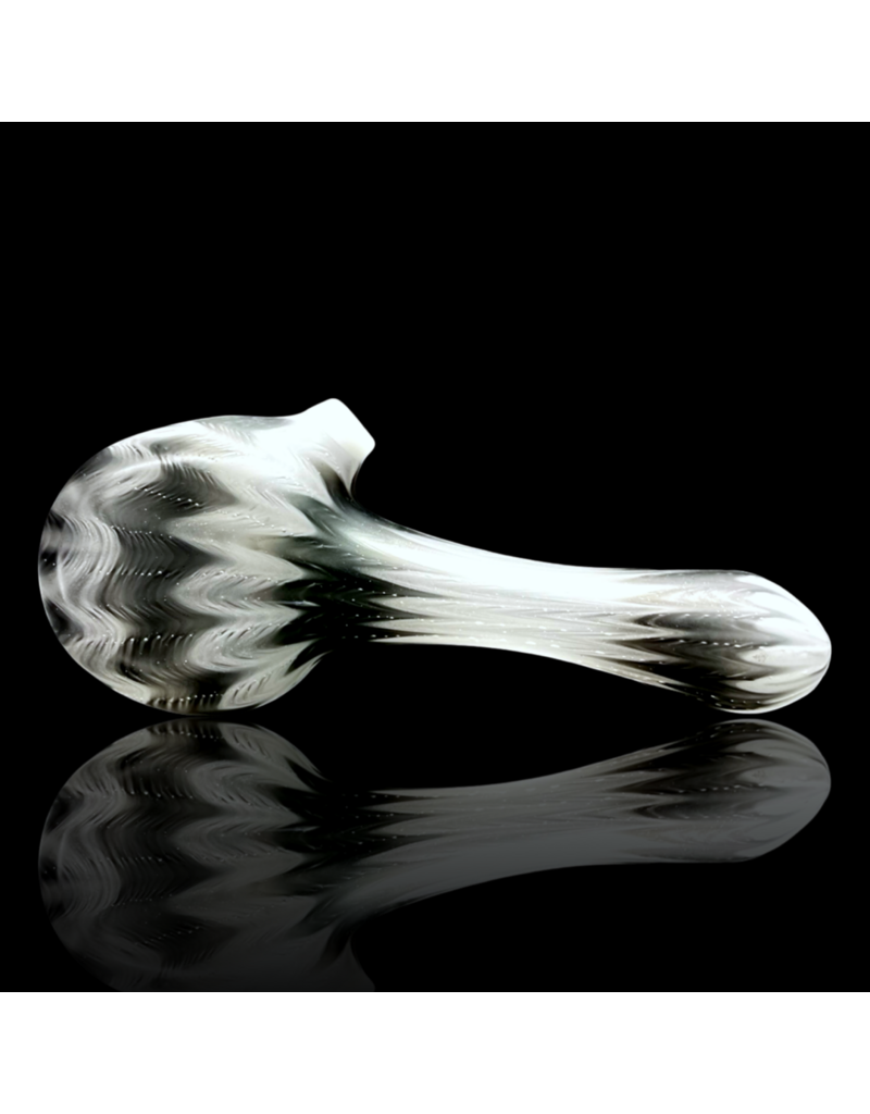 Witch DR Galaxy & Star White Chevron Sag Pipe Engelmann Glass