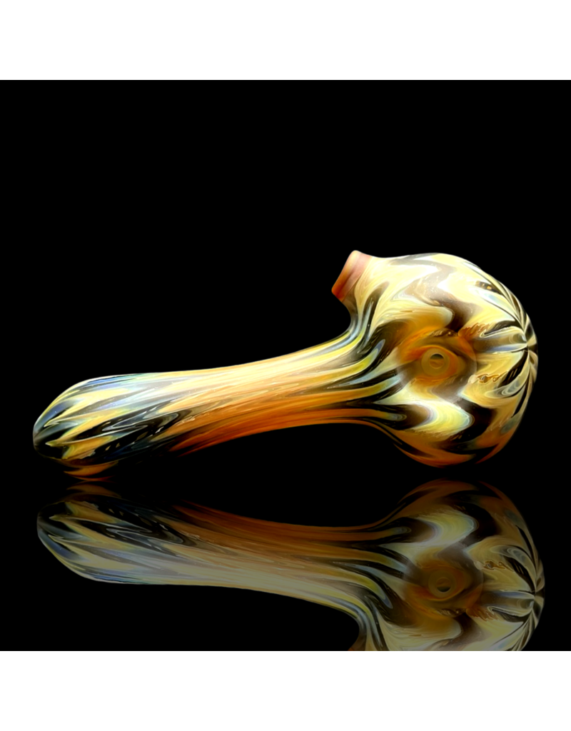 Witch DR Caramel & Galaxy Chevron Sag Pipe Engelmann Glass