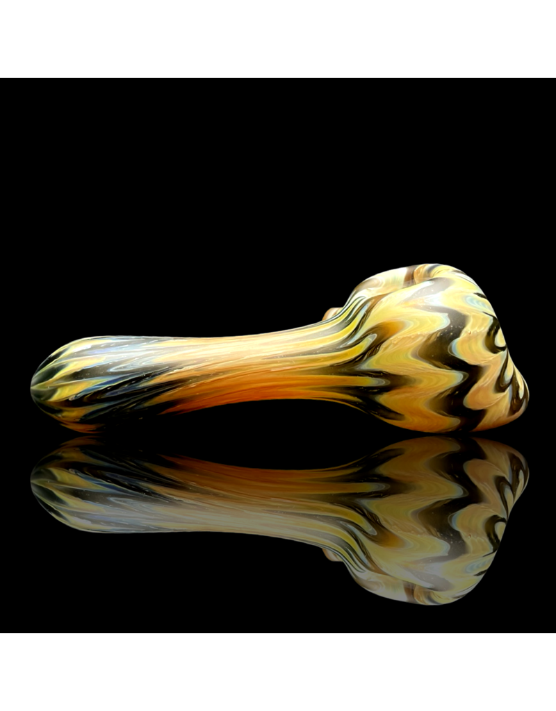 Witch DR Caramel & Galaxy Chevron Sag Pipe Engelmann Glass