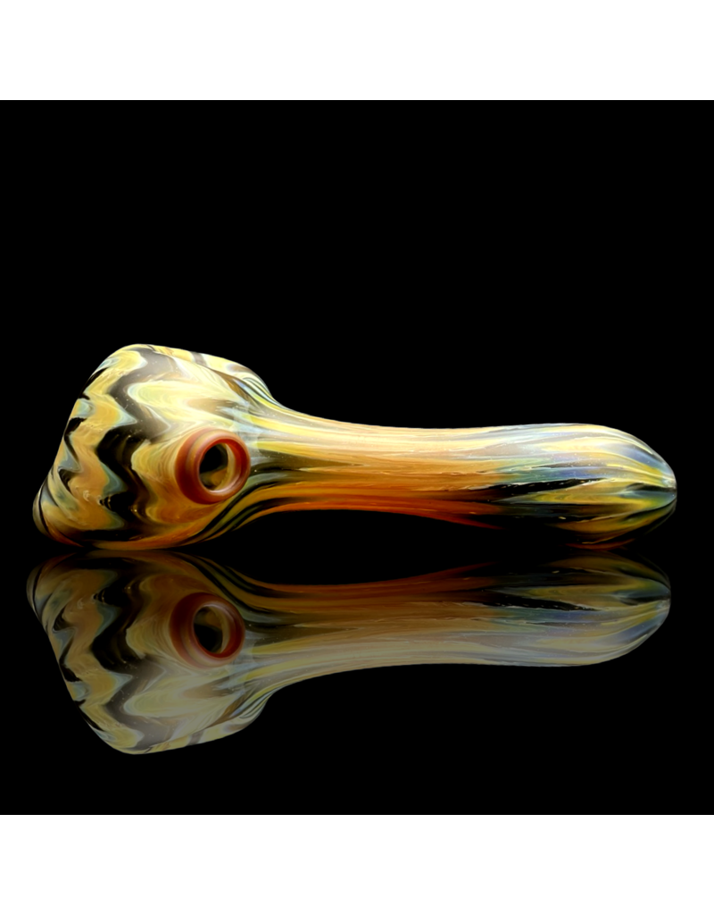 Witch DR Caramel & Galaxy Chevron Sag Pipe Engelmann Glass