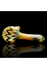 Witch DR Caramel & Galaxy Chevron Sag Pipe Engelmann Glass