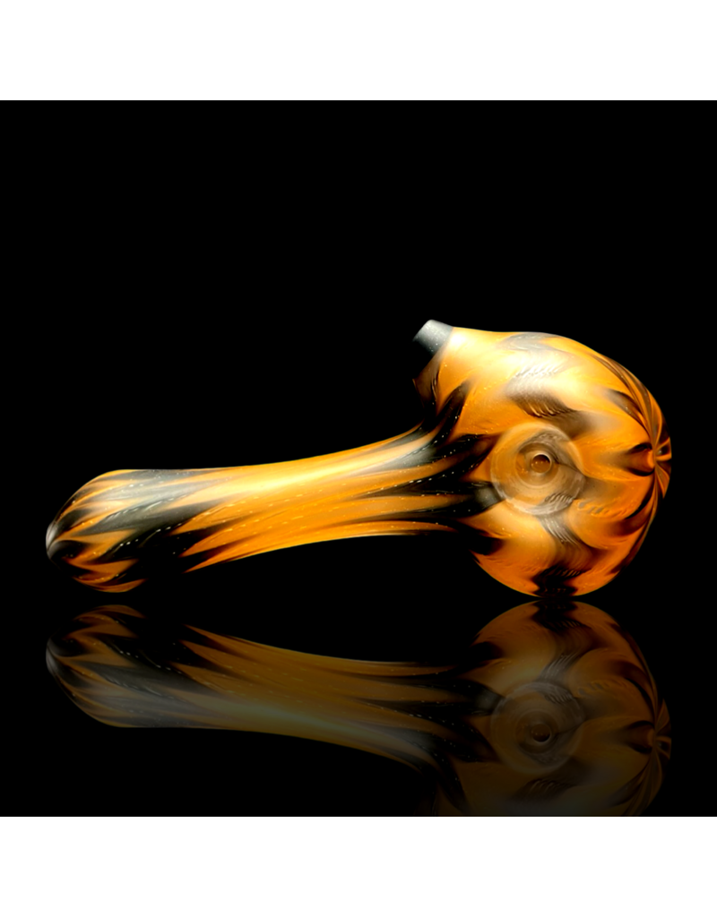 Kevin Engelmann Lava & Galaxy Chevron Sag Pipe Engelmann Glass