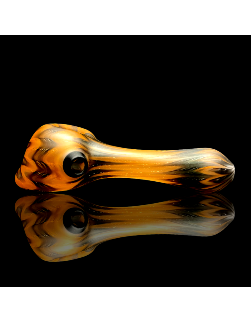 Kevin Engelmann Lava & Galaxy Chevron Sag Pipe Engelmann Glass