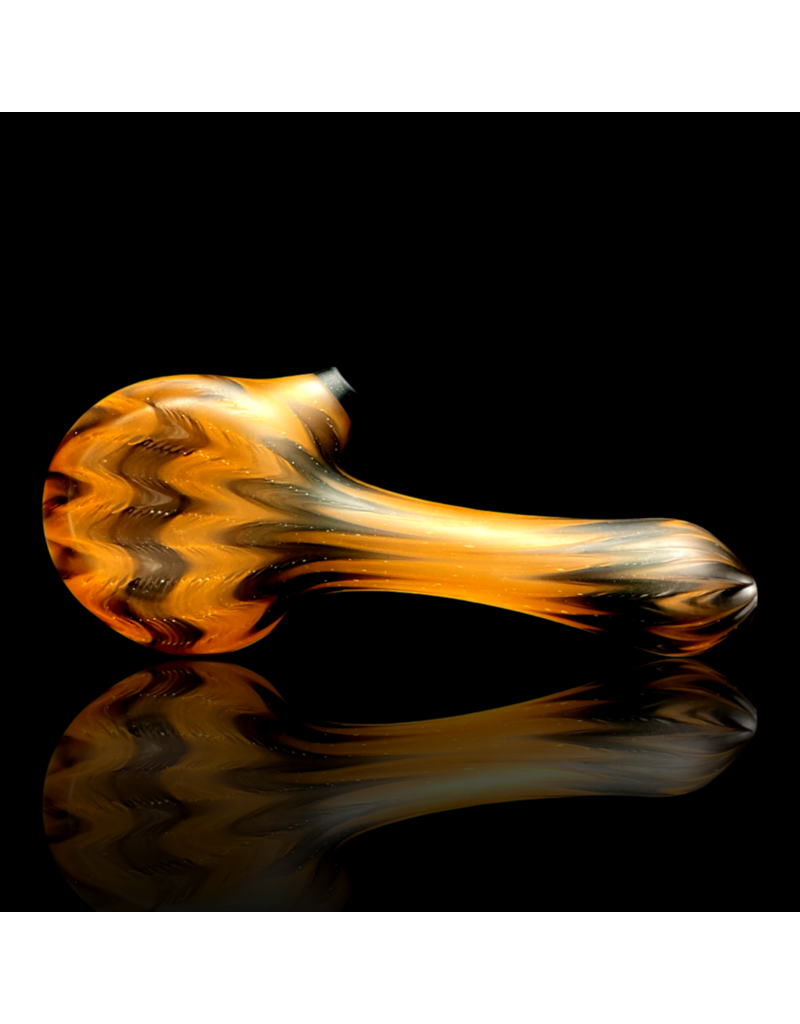 Kevin Engelmann Lava & Galaxy Chevron Sag Pipe Engelmann Glass