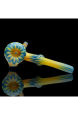 Witch DR Blue Spruce & Butterscotch Chevron Sherlock Engelmann Glass