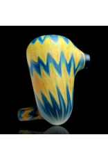 Witch DR Blue Spruce & Butterscotch Chevron Sherlock Engelmann Glass