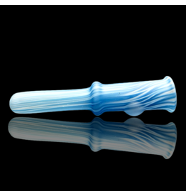 Witch DR Blue Spruce & Star White Chevron Chillum Engelmann Glass