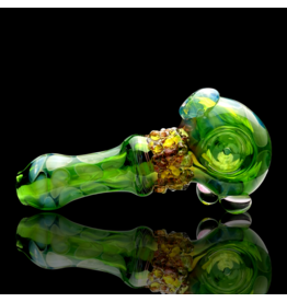 Koy Glass Emerald Green Princess Pipe Koy Glass