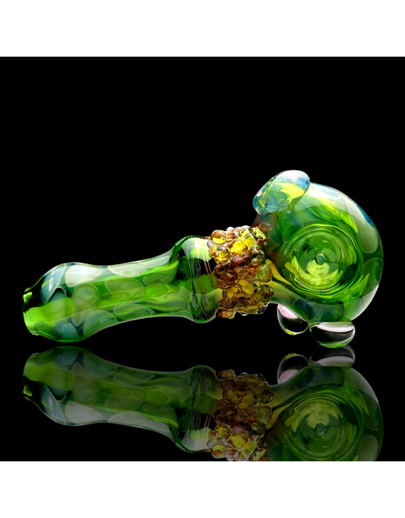 Koy Glass Emerald Green Princess Pipe Koy Glass