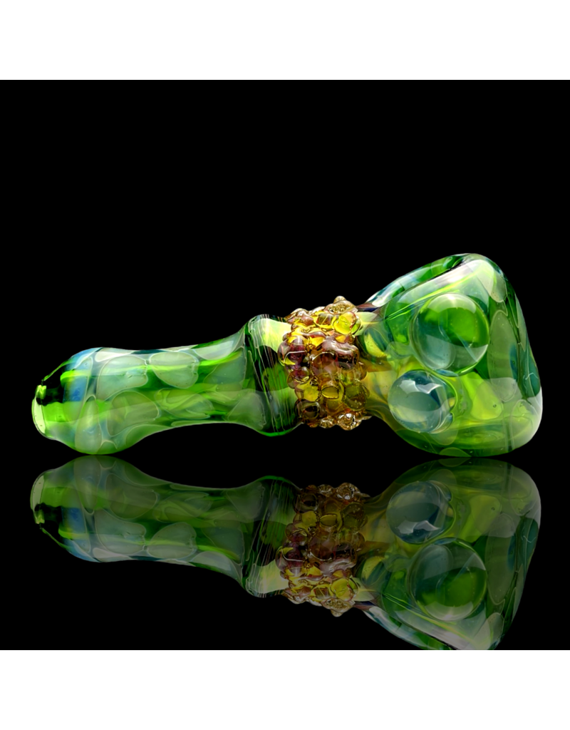 Koy Glass Emerald Green Princess Pipe Koy Glass