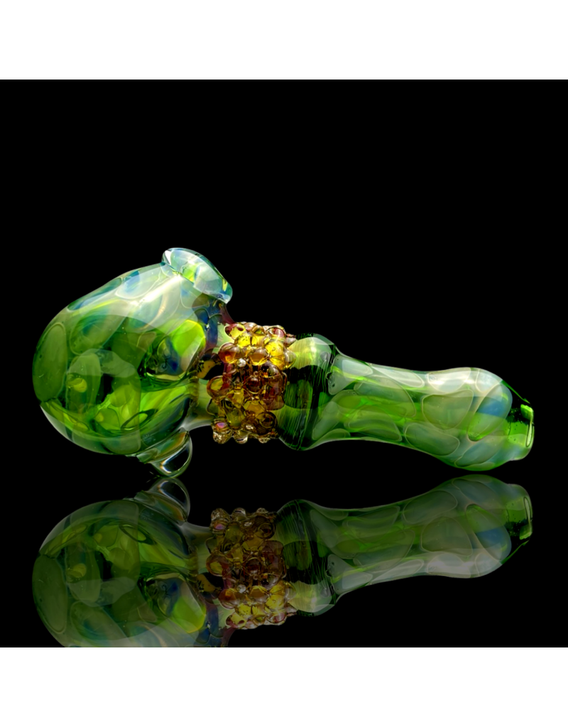 Koy Glass Emerald Green Princess Pipe Koy Glass
