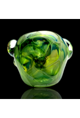 Koy Glass Emerald Green Princess Pipe Koy Glass
