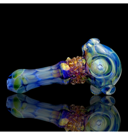 Koy Glass Light Cobalt Princess Pipe Koy Glass