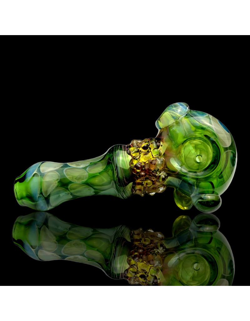 Koy Glass Emerald Green Princess Pipe Koy Glass