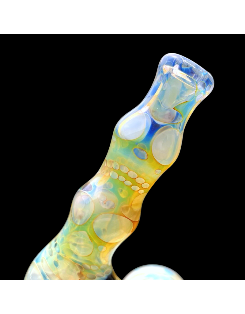 Snodgrass Family Glass SFG25 Jon G Silver Fume Skull Sidebowl