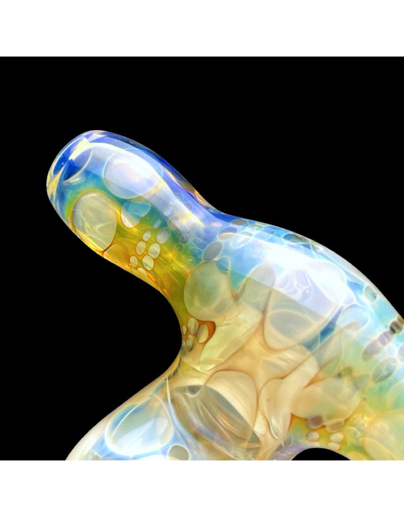 Snodgrass Family Glass SFG25 Jon G Silver Fume Skull Sidebowl