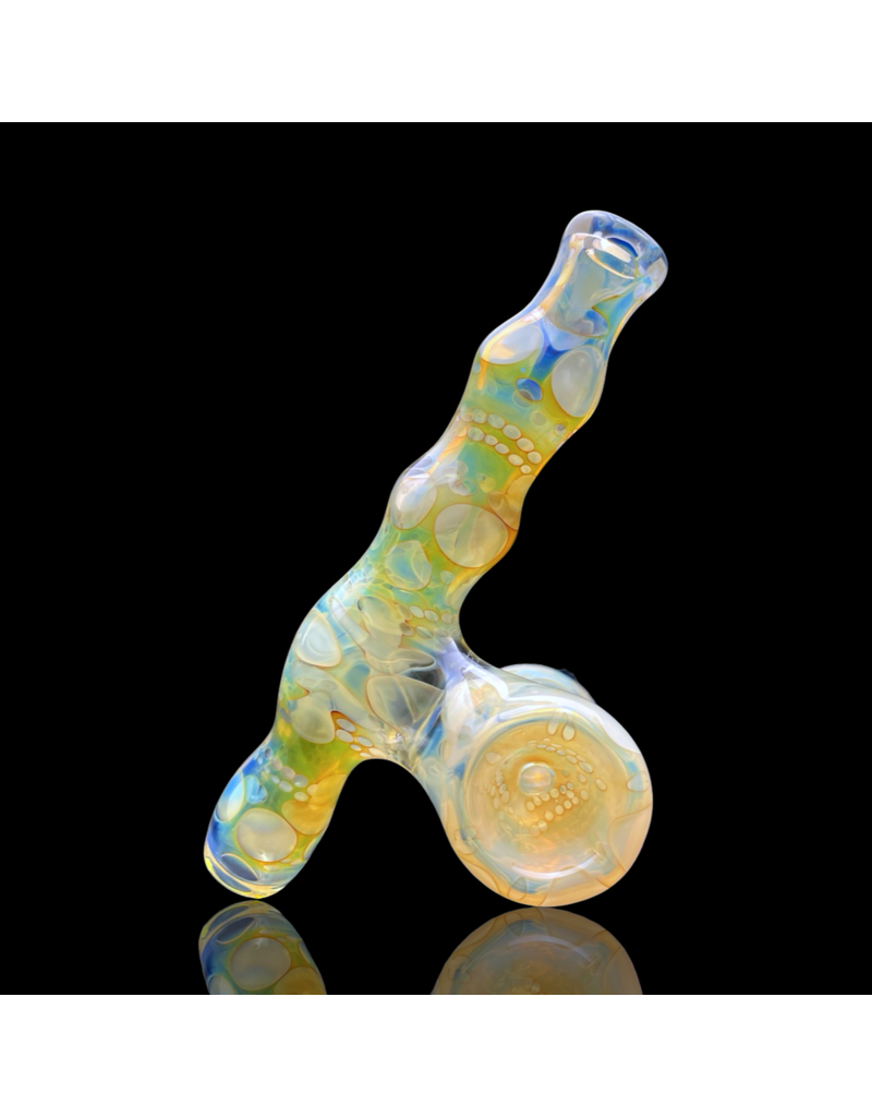 Snodgrass Family Glass SFG25 Jon G Silver Fume Skull Sidebowl