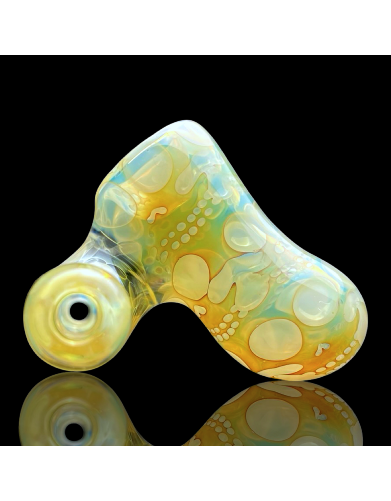 Snodgrass Family Glass SFG25 Jon G Silver Fume Skull Sidebowl