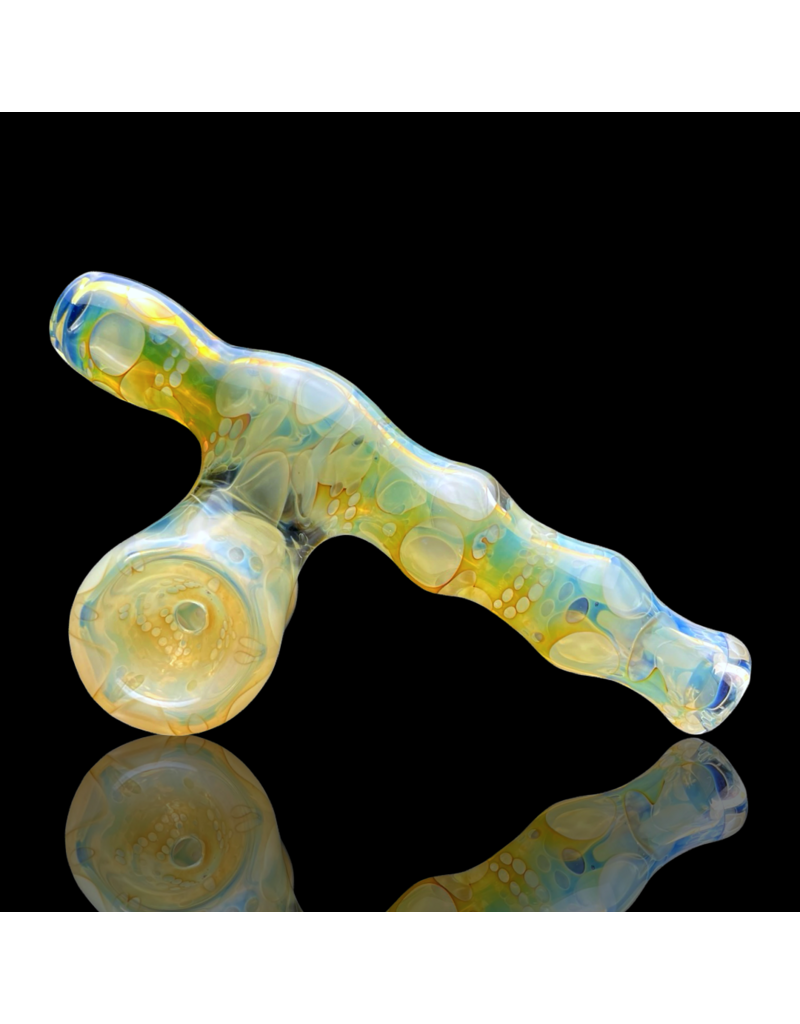 Snodgrass Family Glass SFG25 Jon G Silver Fume Skull Sidebowl