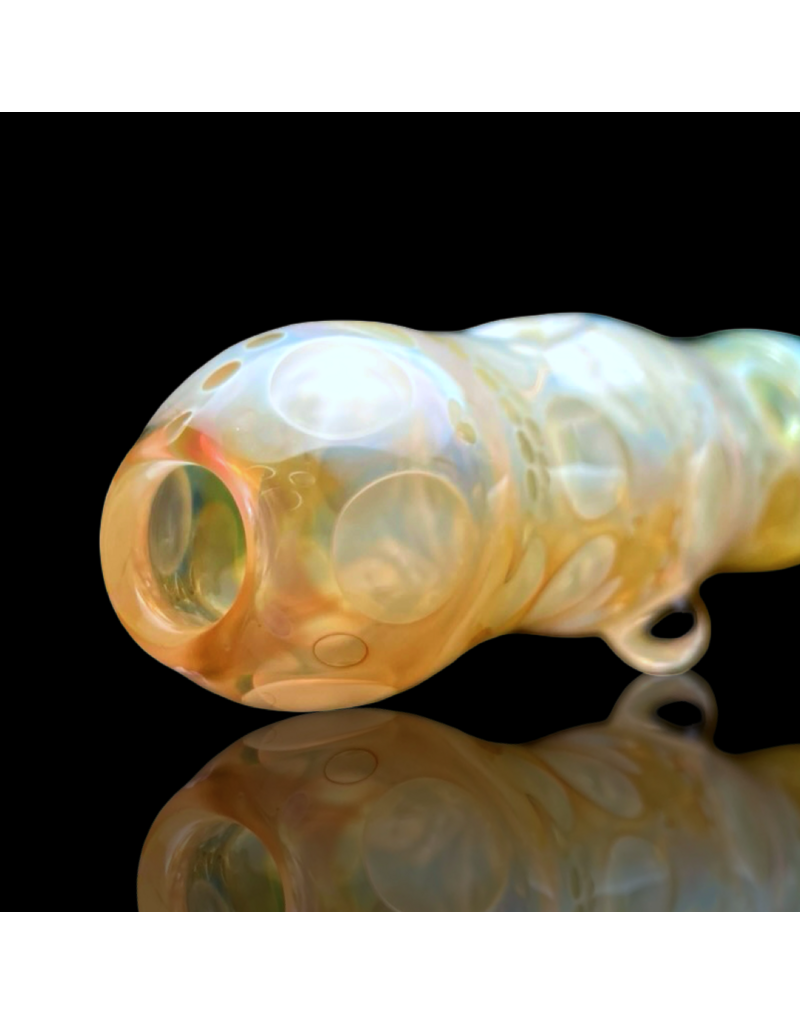 Snodgrass Family Glass SFG25 Jon G Gold Fume Skulls Delivery System