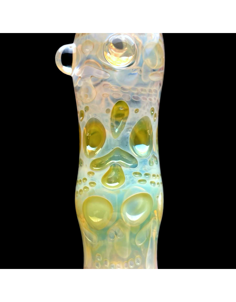Snodgrass Family Glass SFG25 Jon G Gold Fume Skulls Delivery System