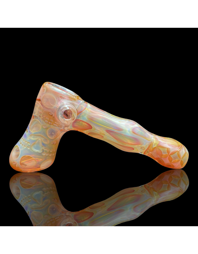Snodgrass Family Glass SFG25 Jon G UV Gold Fume Skull Hammer