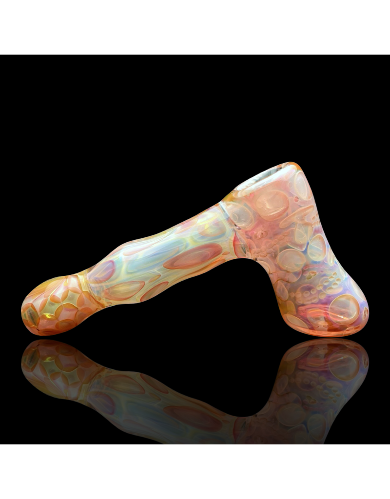 Snodgrass Family Glass SFG25 Jon G UV Gold Fume Skull Hammer