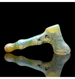 Snodgrass Family Glass SFG25 Jon G Silver Fume Skull Hammer
