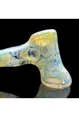 Snodgrass Family Glass SFG25 Jon G Silver Fume Skull Hammer