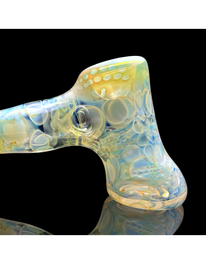 Snodgrass Family Glass SFG25 Jon G Silver Fume Skull Hammer