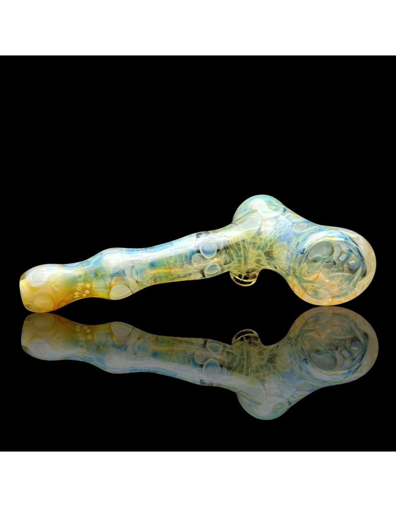Snodgrass Family Glass SFG25 Jon G Silver Fume Skull Hammer