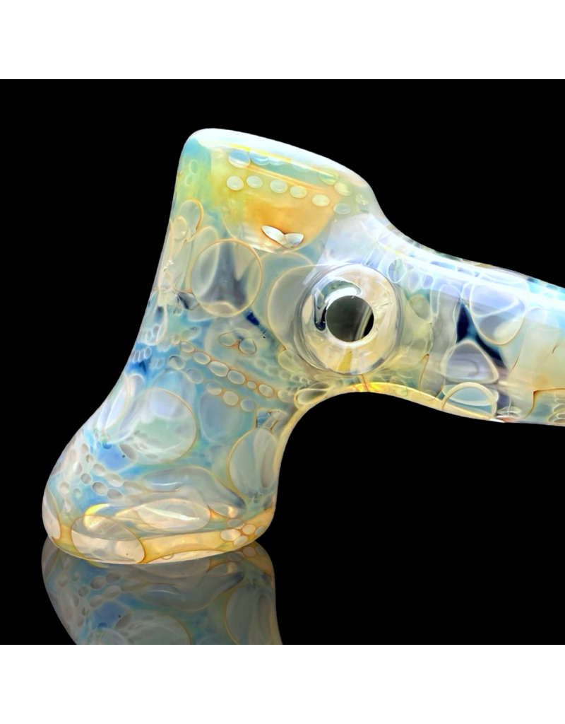 Snodgrass Family Glass SFG25 Jon G Silver Fume Skull Hammer