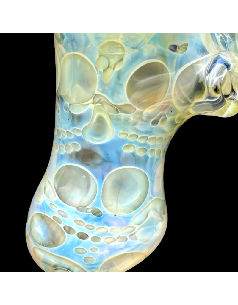 Snodgrass Family Glass SFG25 Jon G Silver Fume Skull Hammer