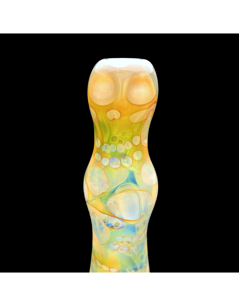 Snodgrass Family Glass SFG25 Jon G Silver Fume Skull Hammer