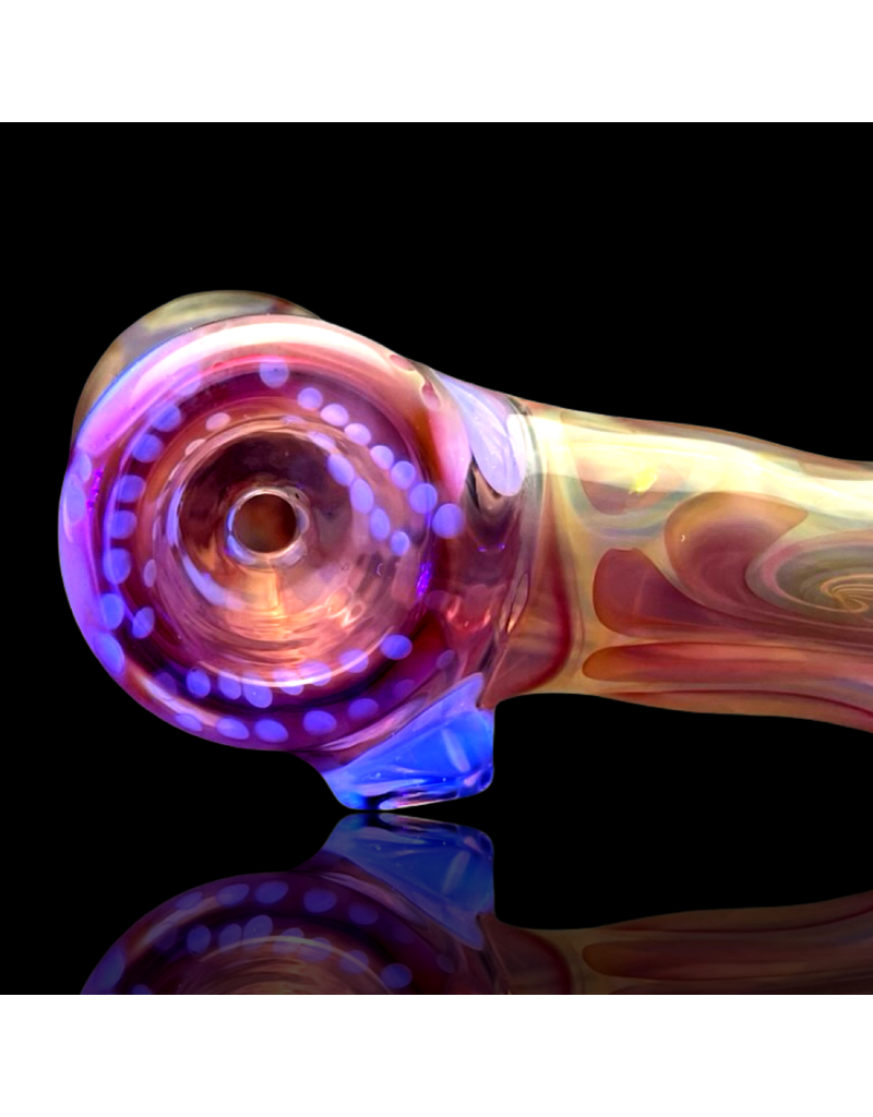 Snodgrass Family Glass SFG25 Jon G UV Gold Fume Skull Hammer